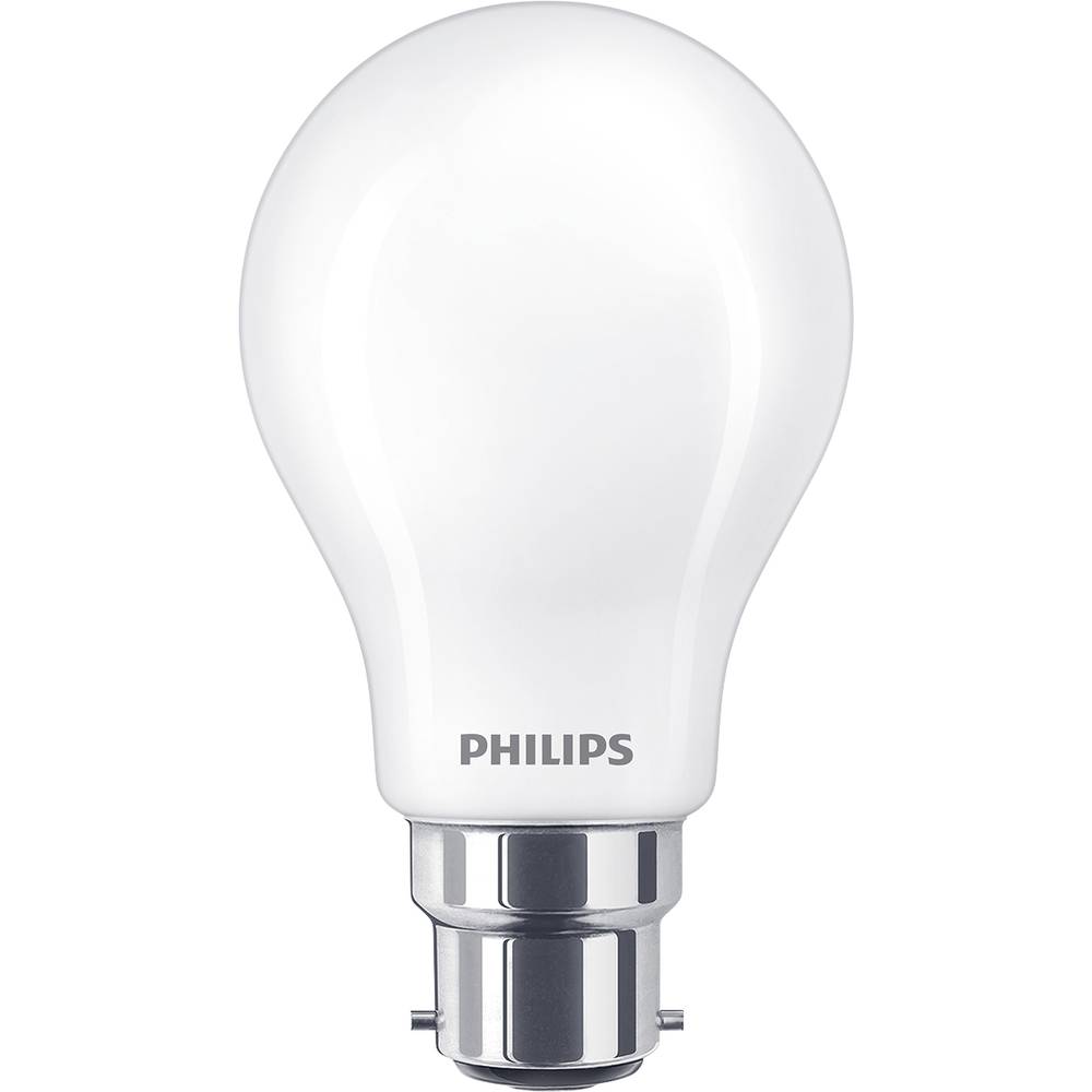 Philips Lighting 76253700 LED-lamp Energielabel E (A - G) B22 7 W = 60 W Warmwit (Ø x l) 6 cm x 10.4 cm 1 stuk(s)