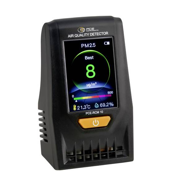 PCE Instruments PCE-RCM 10 Fijnstofmeter Luchtvochtigheid, Temperatuur, Fijnstof, Luchtdeeltjes Met temperatuurmeting, Met USB-interface