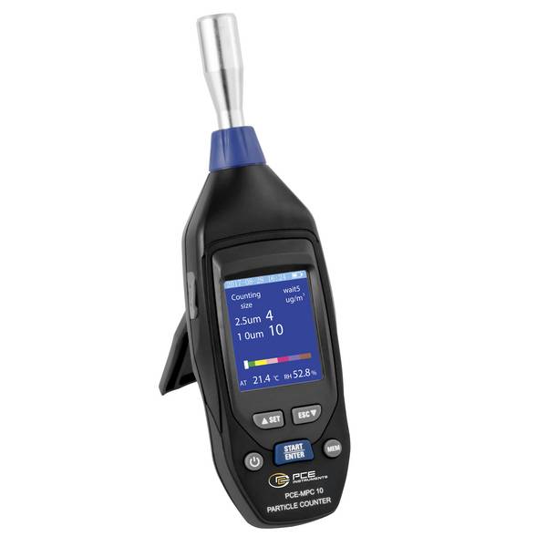 PCE Instruments PCE-MPC 10 Fijnstofmeter Temperatuur, Luchtvochtigheid