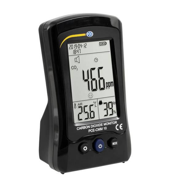 PCE Instruments PCE-CMM 10 Aerosolmeter Temperatuur, Luchtvochtigheid, Koolstofdioxide Met USB-interface