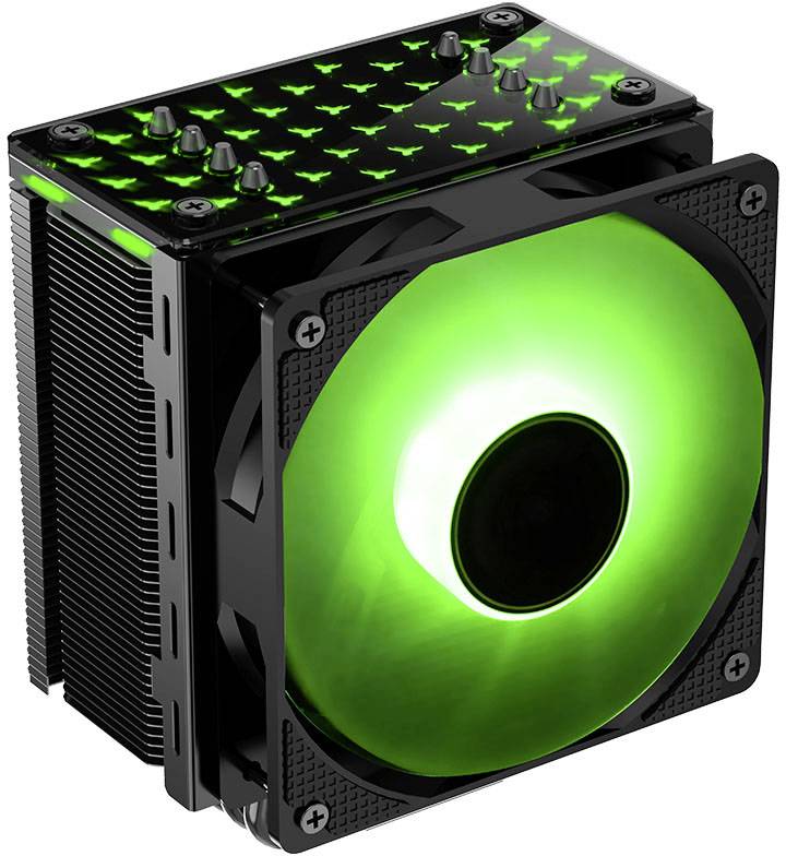Jonsbo CR-201 CPU-koellichaam met ventilator AMD AM2, AMD AM2+, AMD AM3, AMD AM3+, AMD AM3+, AMD FM1, AMD FM2, AMD FM2, -2