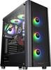 Thermaltake V250 TG ARGB Midi-tower PC-behuizing Zwart 1 voorgeïnstalleerde ventilator, 3 voorgeïnstalleerde LED-ventilators, Zijvenster
