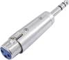 Omnitronic 30226405 XLR Adapter [1x XLR-bus 3-polig - 1x Jackplug male 6,3 mm (stereo)]