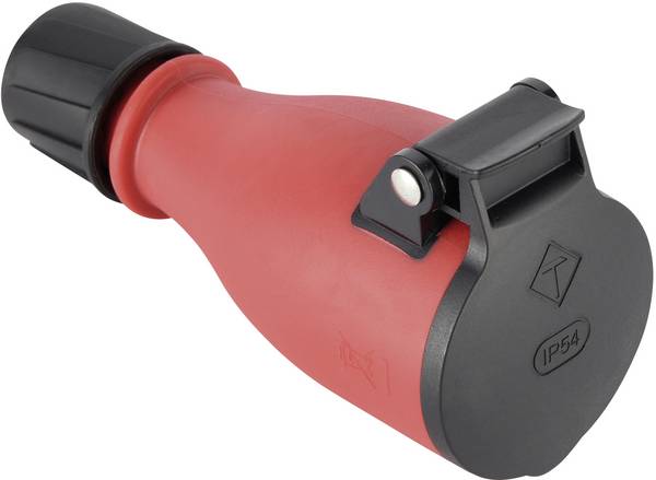 Maxtrack NV 48 KL Koppeling met randaarde Kunststof Zwart/rood IP54