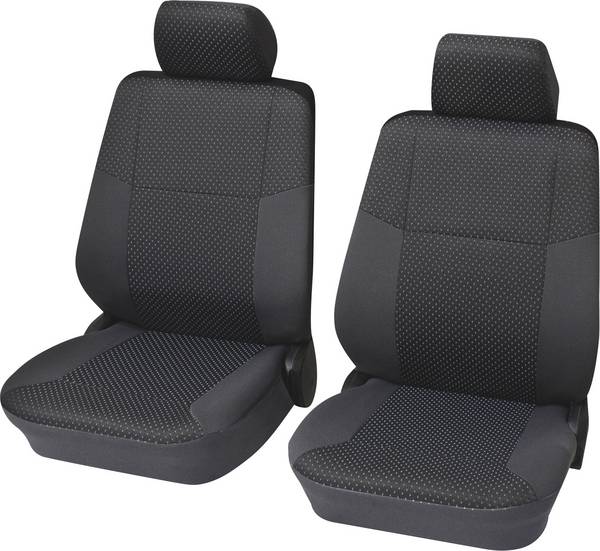 HP Autozubehör 22400 Schonbezug Malta 4tlg. grau Autostoelhoes  Polyester Grijs Bestuurder, Passagier