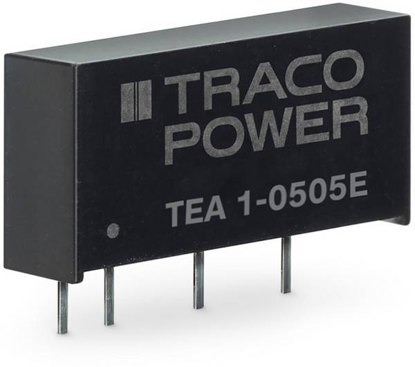 TracoPower TEA 1-0505E DC/DC-converter, print   200 mA 1 W Aantal uitgangen: 1 x Inhoud 1 stuk(s)