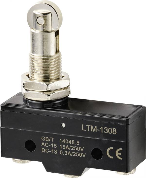 TRU COMPONENTS TC-9201360 Microschakelaar  250 V/AC 15 A 1x aan/(aan)  Moment 1 stuk(s)