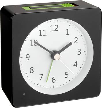 TFA Dostmann 60.1031.01 Wekker Kwarts Zwart Alarmtijden 1