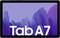 Tablet met een paarse achtergrond, waarop in grote witte letters 'Tab A7' staat.