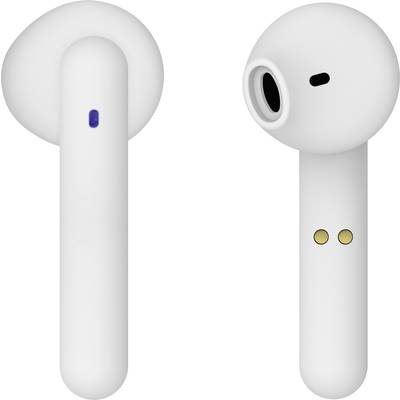 Vivanco Urban Pair In Ear oordopjes  Bluetooth  Wit Noise Cancelling Headset, Volumeregeling, Magnetisch, Touchbesturing