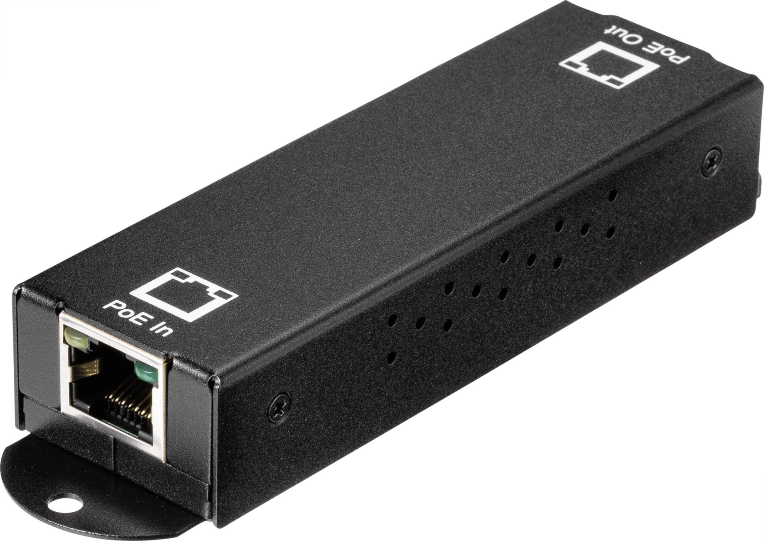 Renkforce Super small size megabit PoE-Extender 1000 MBit/s IEEE 802.3at (25.5 W)