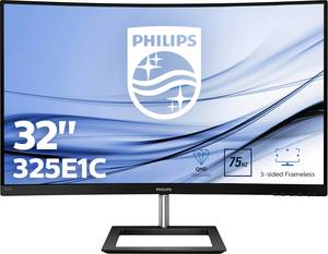 Conrad Philips Monitore 325E1C LCD-monitor Energielabel G (A - G) 81.3 cm (32 inch) 2560 x 1440 Pixel 16:9 4 ms Audio-Line-out ... aanbieding