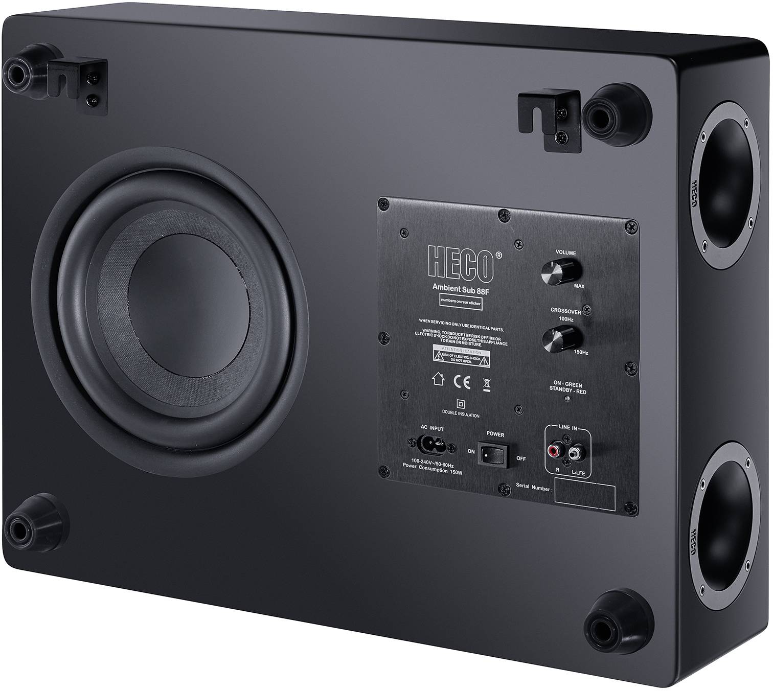 HECO Ambient Sub 88 F HiFi subwoofer Zwart 50 Hz 150 Hz Conrad.nl HECO Ambient Sub 88 F HiFi subwoofer Zwart 50 Hz 150 Hz Conrad.nl