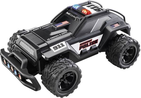 Revell Highway Police Zwart RC auto Elektro Hulpdienstvoertuig RTR 2,4 GHz Incl. accu en laadkabel