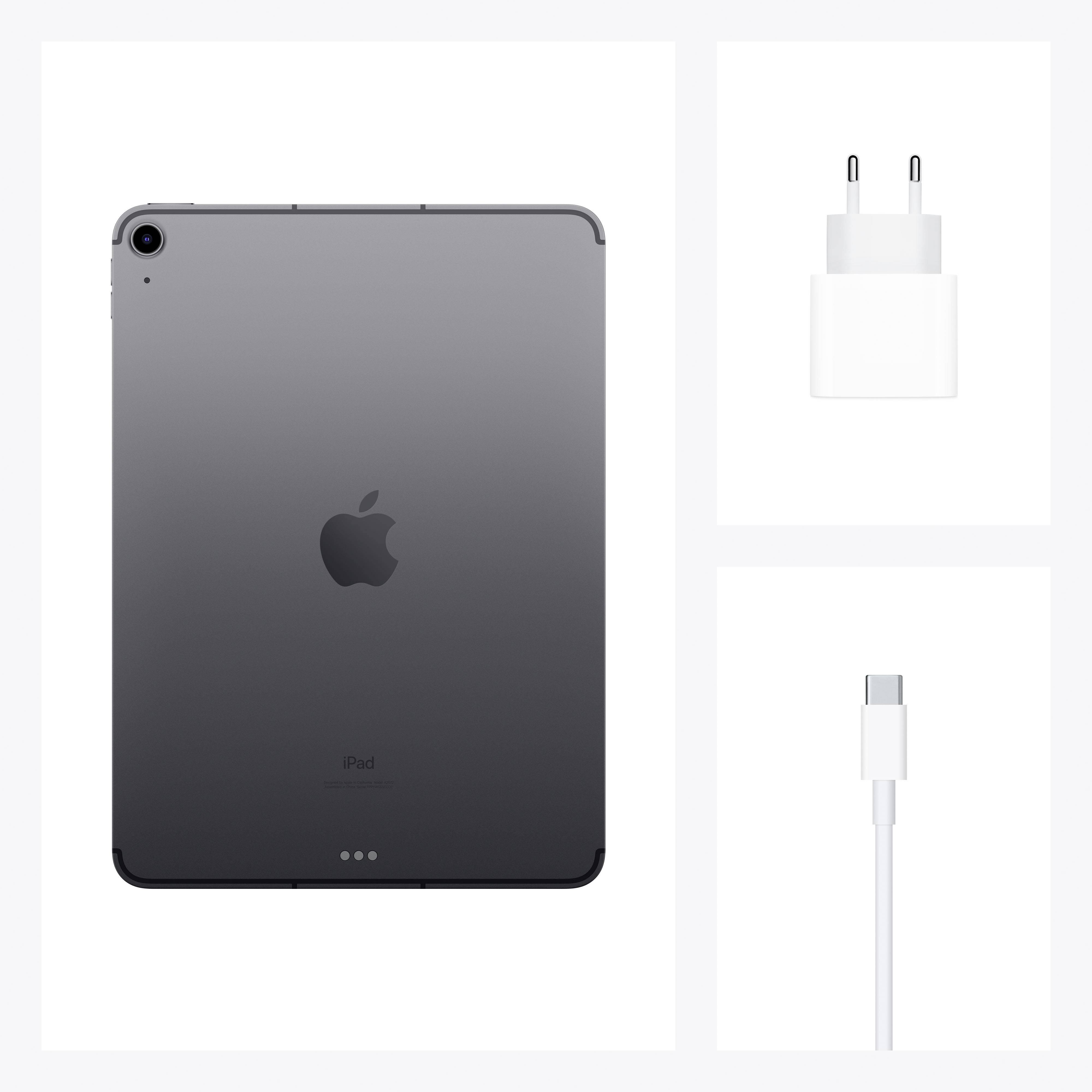 Apple iPad Air 10.9 (4e generatie) WiFi + Cellular 64 GB Space grijs 27.7 cm (10.9 inch) 2360 x 1640 Pixel-7