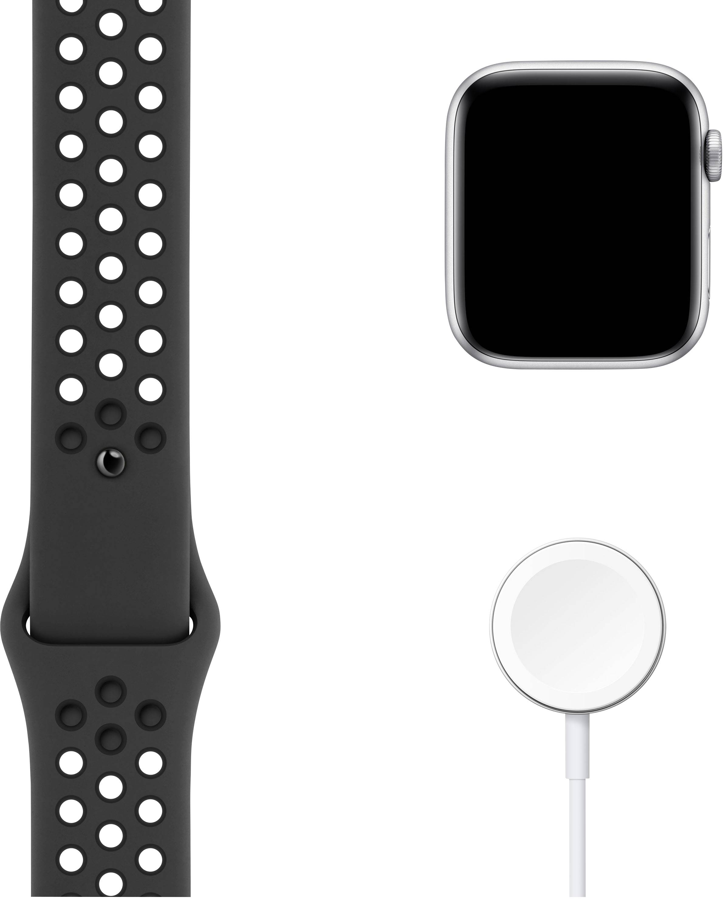 Apple Watch Series 6 Nike Edition GPS + Cellular 44 mm Aluminium kast Space  grijs Sportband Anthracite Black | Conrad.nl