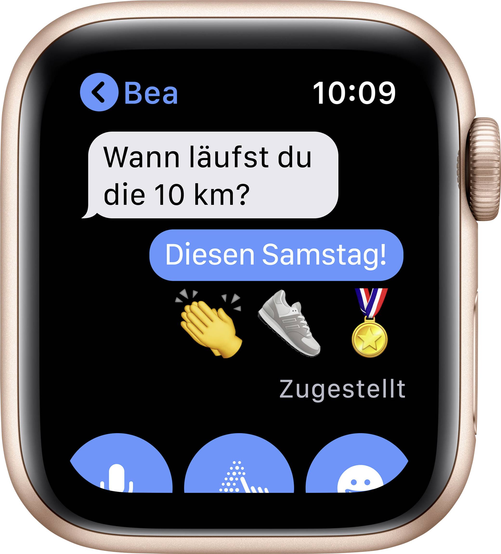 Apple Watch Series 6 GPS + Cellular 40 mm Aluminium kast Rose gold  Sportband Pink Sand | Conrad.be