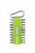 Groene Bosch Bit-set met 10 verschillende bits en een houder, beveiligd door een metalen clip, voor veelzijdige schroeftoepassingen.