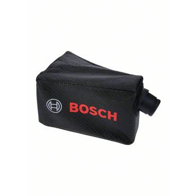 'Bosch'-stofzak, zwart met logo, voor gebruik als stofopvangcontainer bij Bosch-elektrische gereedschappen.