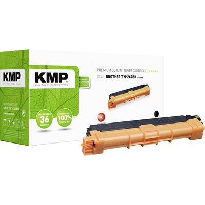 KMP Toner vervangt Brother TN-247BK, TN247BK Compatibel Zwart 3000 bladzijden B-T109X