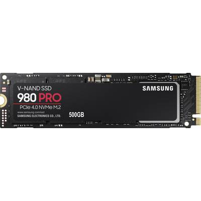 Samsung 980 PRO 500 GB NVMe/PCIe M.2 SSD 2280 harde schijf  Retail MZ-V8P500BW