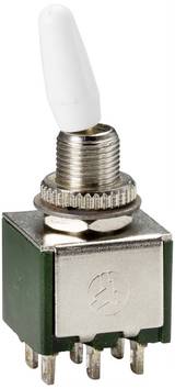 TRU COMPONENTS TC-9218548  Tuimelschakelaar 250 V/AC 2 A 2x aan/aan  Continu 1 stuk(s)