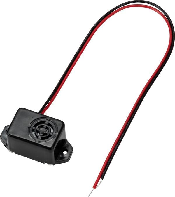 TRU COMPONENTS TC-9218556 Miniatuurzoemer Geluidsontwikkeling: 75 dB Spanning: 12 V/DC Continu 1 stuk(s)
