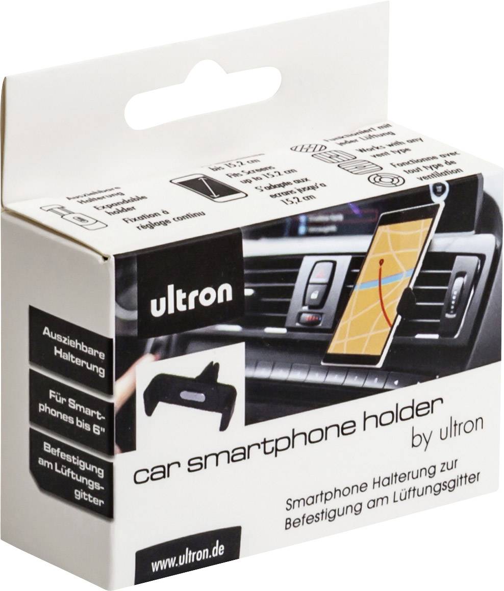 Ultron car Ventilatierooster Telefoonhouder voor in de auto 86 - 152 mm-1