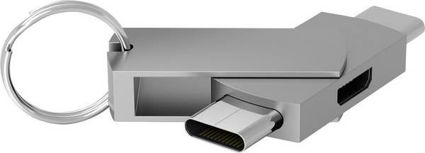 Terratec USB 2.0 Adapter [1x Micro-USB-bus - 1x USB-C stekker] CONNECT C500 0 mm