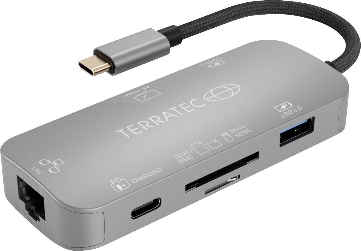 TERRATEC Adapter Connect C8 USB-C -> USB-C PD/HDMI/USB3.0/..-0