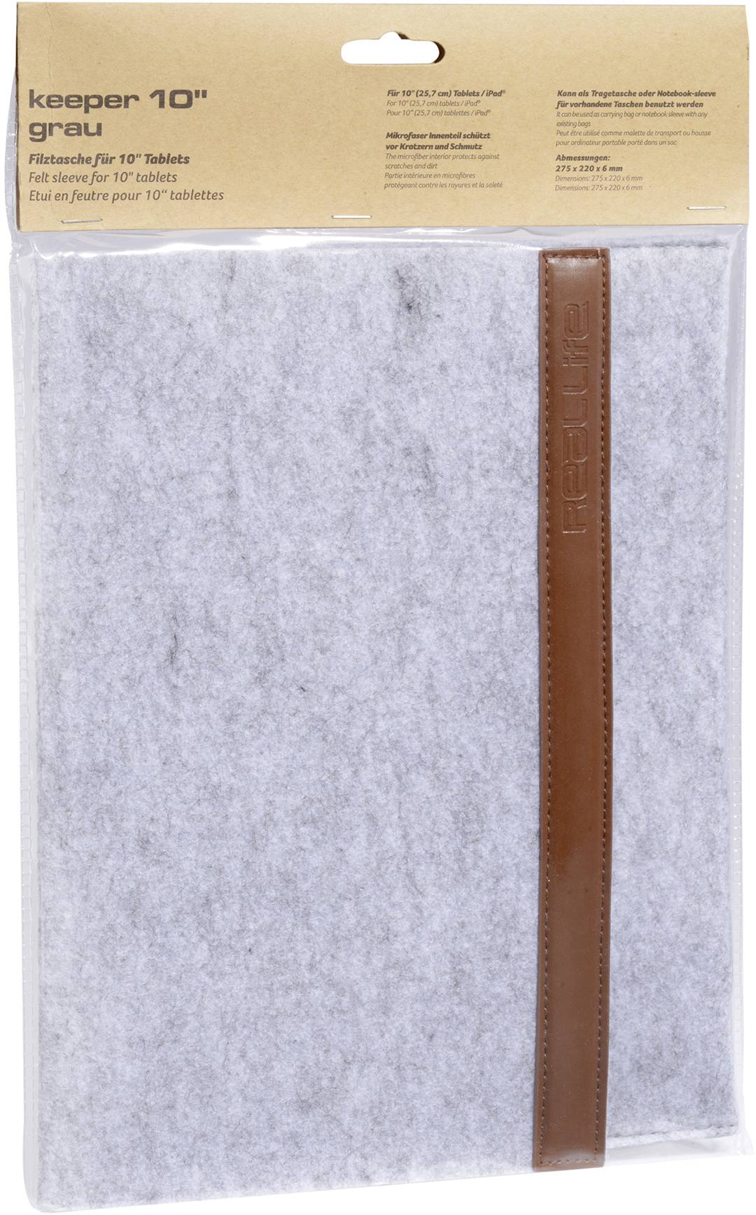 Ultron keeper Tablettas Apple Apple iPad und 10.1" Tablets 25,4 cm (10") Sleeve Grijs-1