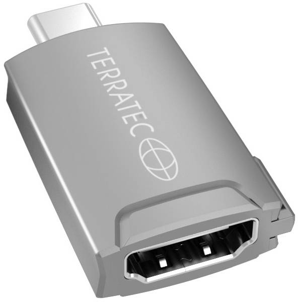 TERRATEC-adapter Sluit C12 USB-C -> HDMI aan-0