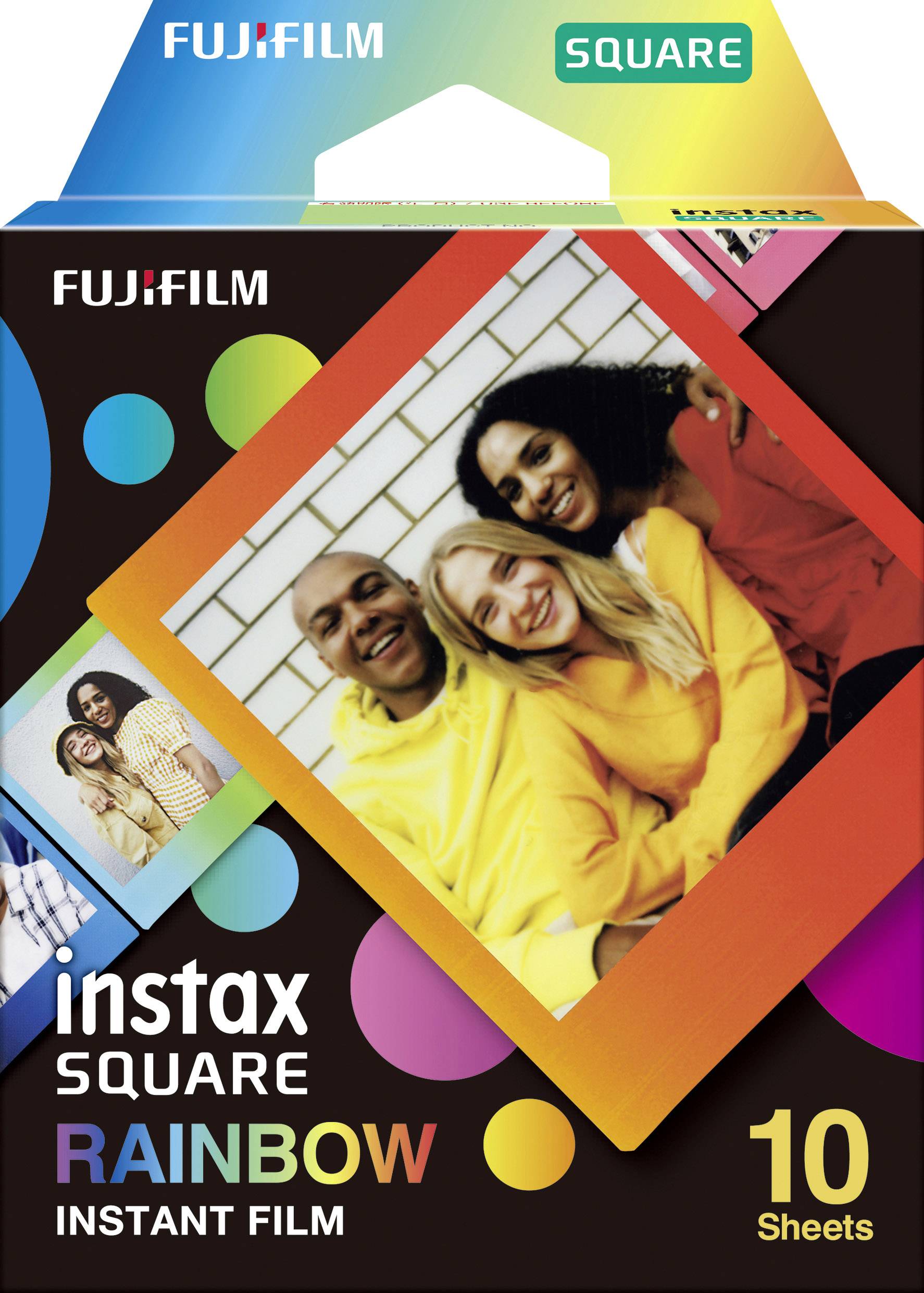 Fujifilm Instax SQUARE RAINBOW WW 1 Point-and-shoot filmcamera Gekleurd-0