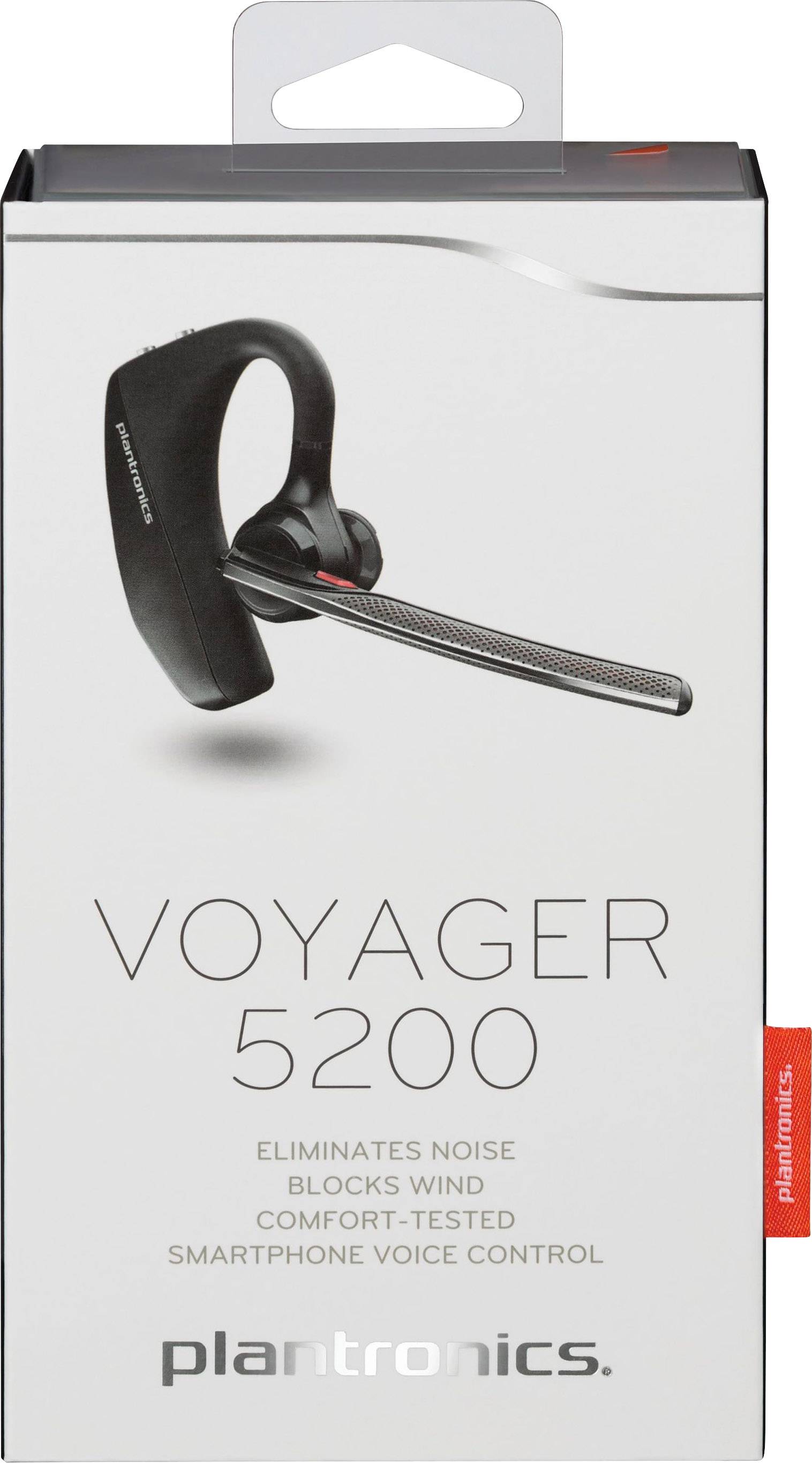 Plantronics Voyager 5200 In Ear headset Bluetooth Mono Zwart Ruisonderdrukking (microfoon) Mobiele telefoon-1