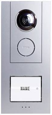 m-e modern-electronics Vistus VD ALU 6310 S Video-deurintercom Kabelgebonden Complete set voor Eengezinswoning Zilver