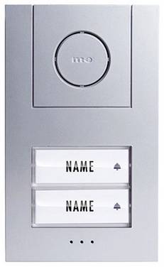 m-e modern-electronics Vistus AD ALU 4020 S Vistus Complete set voor Deurintercom Kabelgebonden Tweegezinswoning Zilver