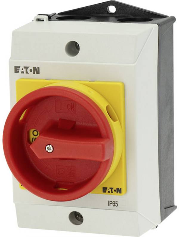 Eaton T0-1-8200/I1/SVB Onderhoudsschakelaar Voor bodembevestiging, Vergrendelbaar 690 V 1 x 90 ° Rood 1 stuk(s) Piece