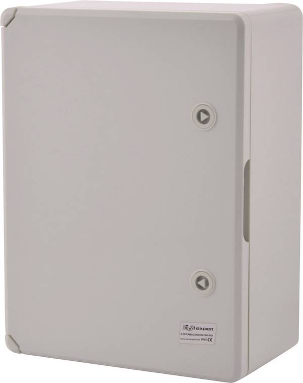 Boxexpert BXPPABSG250350150-F01 Schakelkast 250 x 350 x 150 ABS Lichtgrijs 1 stuk(s)