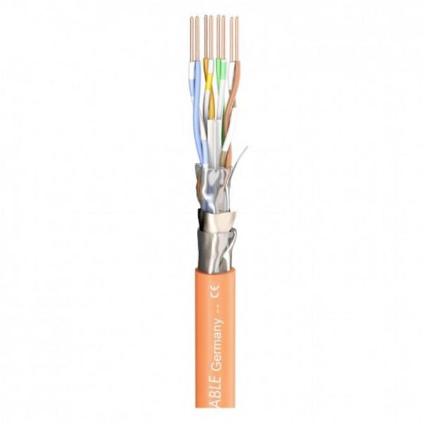 Sommer Cable 580-0465FC Netwerkkabel CAT 6A F/UTP  Oranje per meter