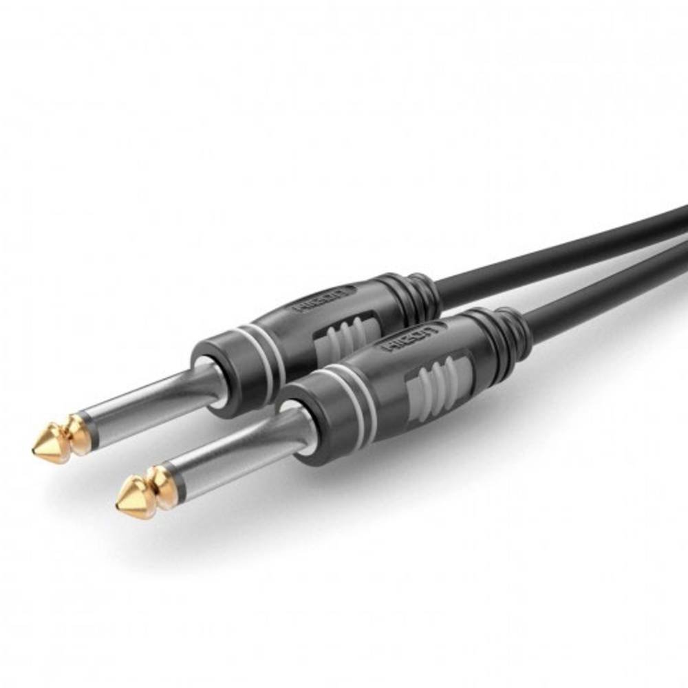 Sommer Cable HBA-6M-0030 Jackplug Audio Aansluitkabel [1x Jackplug male 6,3 mm (mono) - 1x Jackplug male 6,3 mm (mono)]