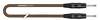 Sommer Cable SXRJ-0900 Jackplug Instrumenten Aansluitkabel [1x Jackplug male 6,3 mm (mono) - 1x Jackplug male 6,3 mm (mono)] 9.00 m Bruin