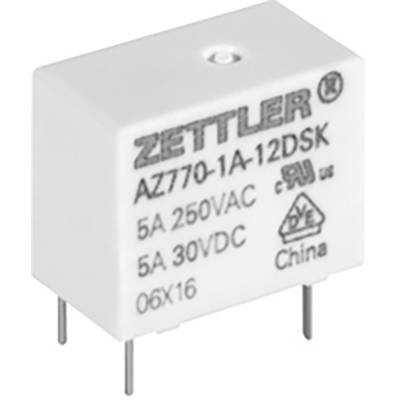 Zettler Electronics Zettler electronics Printrelais 24 V/DC 5 A 1x wisselcontact 1 stuk(s) 