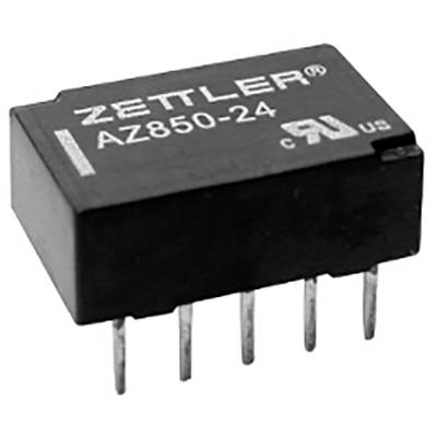 Zettler Electronics Zettler electronics Printrelais 12 V/DC 1 A 2x wisselcontact 1 stuk(s) 