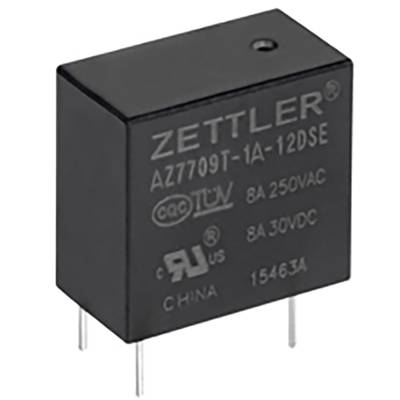 Zettler Electronics Zettler electronics Printrelais 12 V/DC 10 A 1x NO 1 stuk(s) 
