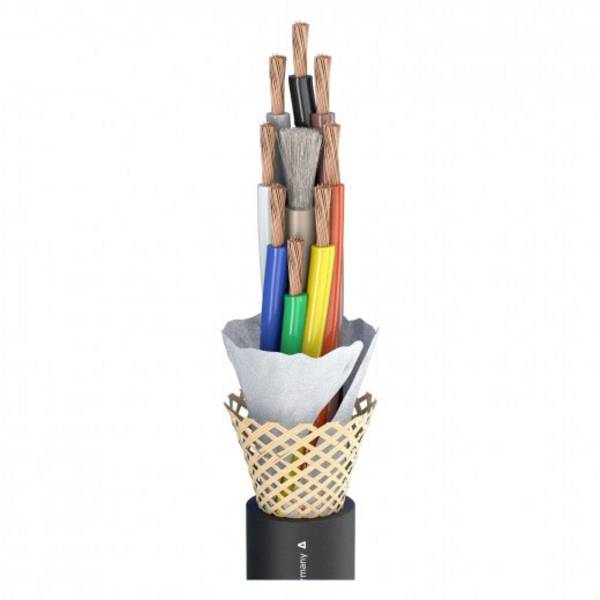 Sommer Cable 490-0231-840AQ Luidsprekerkabel UNITRONIC® SPEAKER 8 x 4 mm² + 8 x 4 mm² Zwart per meter