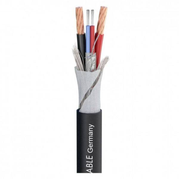 Sommer Cable 500-0101-1FC Stuurstroomkabel  1 x 2 x 0.35 mm² + 2 x 2 mm² Zwart per meter