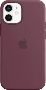 Silicone Backcover MagSafe Apple iPhone 12 Mini - Plum