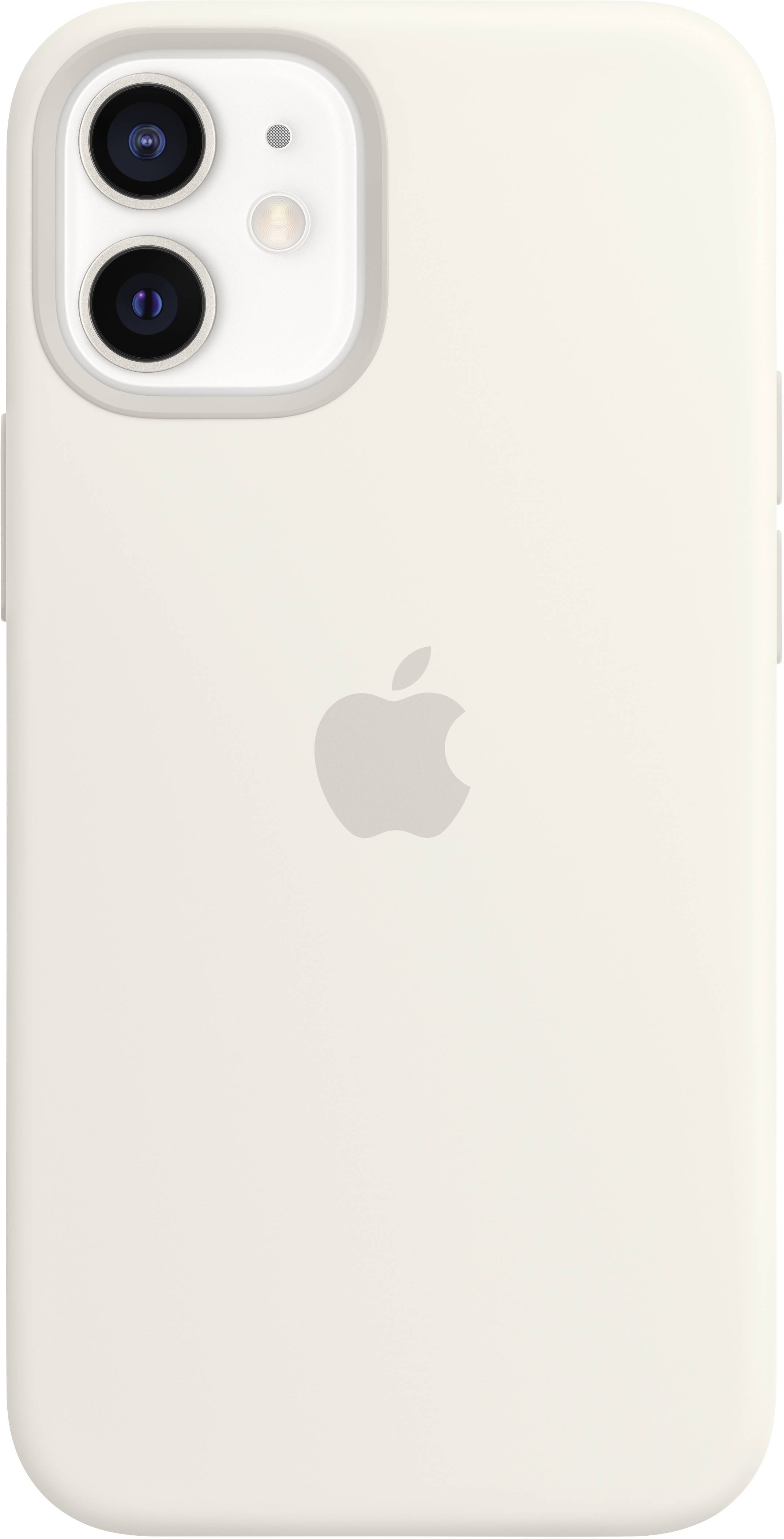 Apple Silikon Case mit MagSafe für Apple iPhone 12 mini, weiß