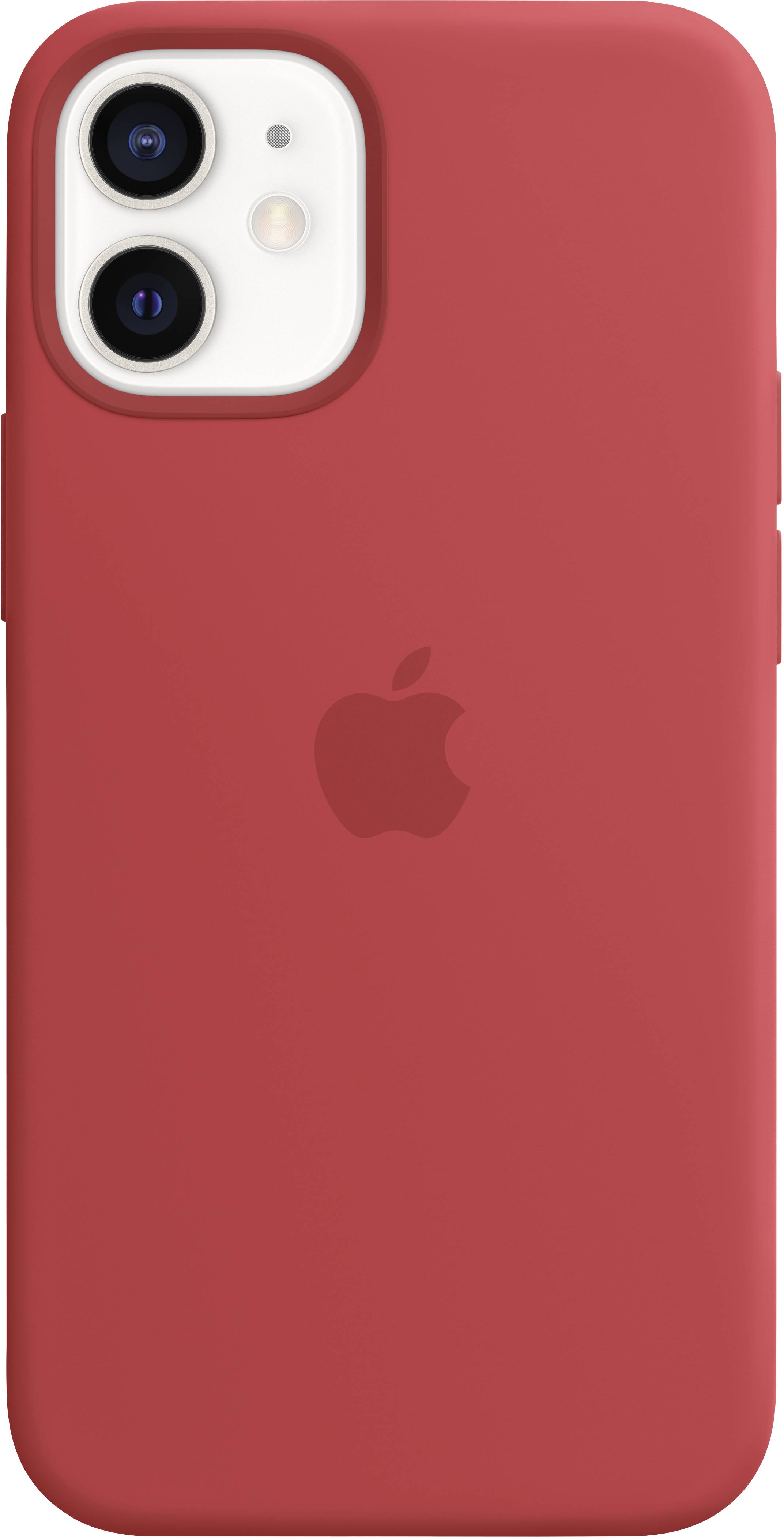 Apple Silikon Case mit MagSafe für Apple iPhone 12 mini, rot