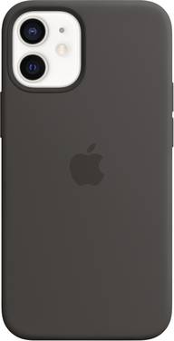 Silicone Backcover MagSafe Apple iPhone 12 Mini - Black